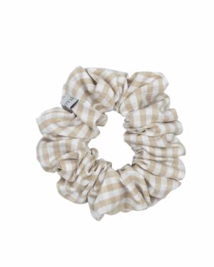 Scrunchie w kratkę
