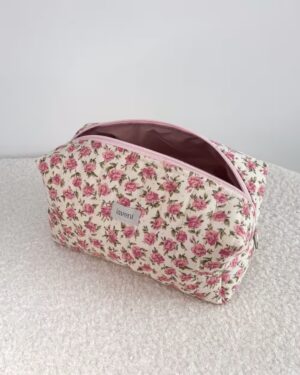 kosmetyczka w kwiaty handmade