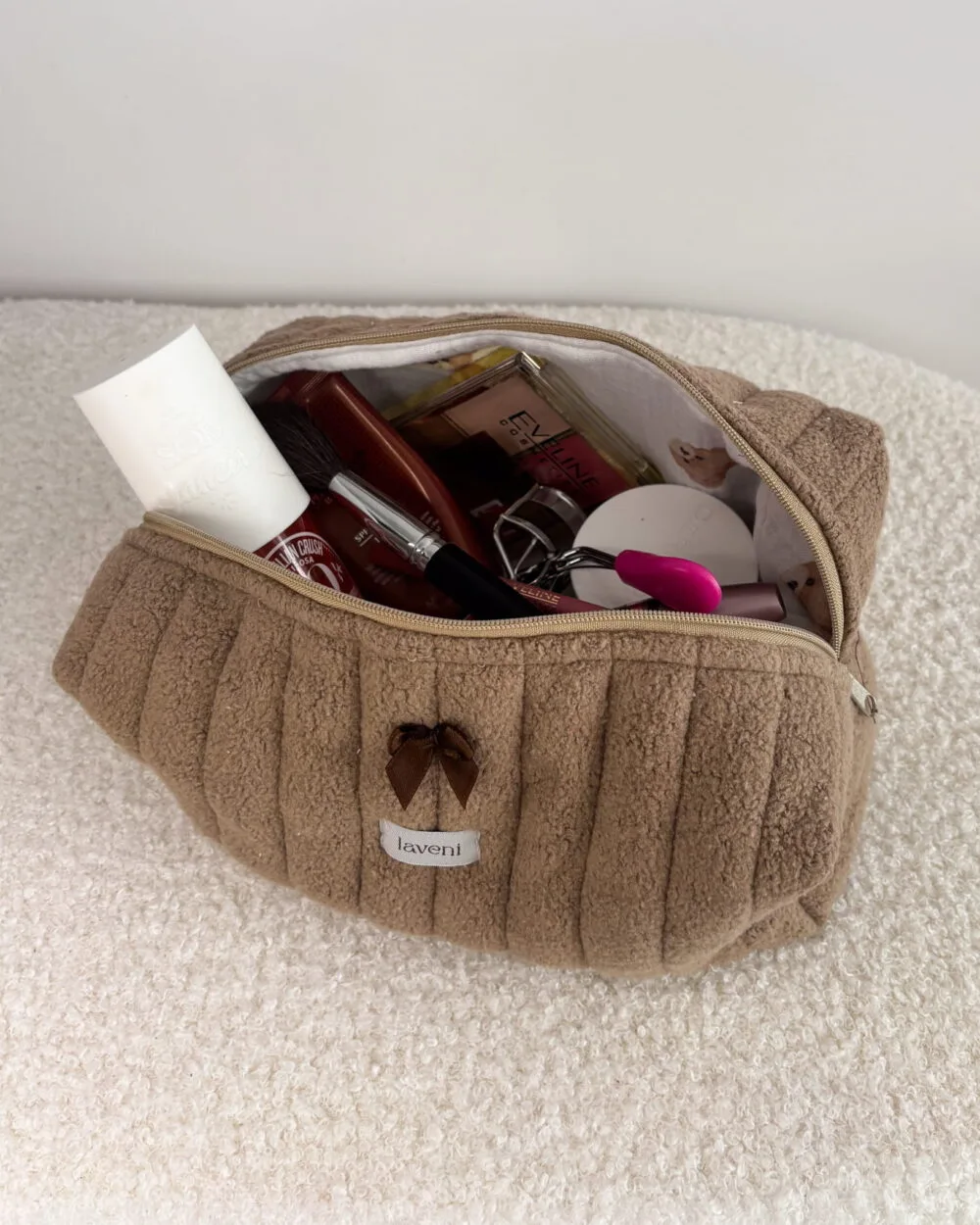 Kosmetyczka Soft Milkyway 3 pojemna bawełniana kosmetyczka