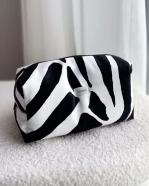 welurowa kosmetyczka handmade