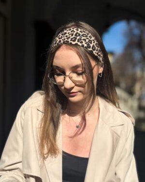 Opaska panterka handmade