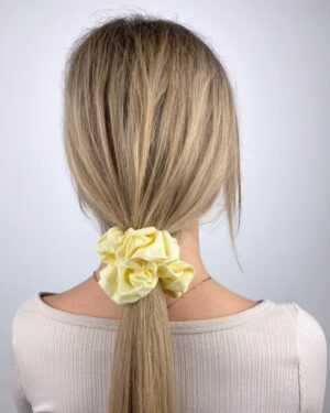 pastelowa gumka do włosów