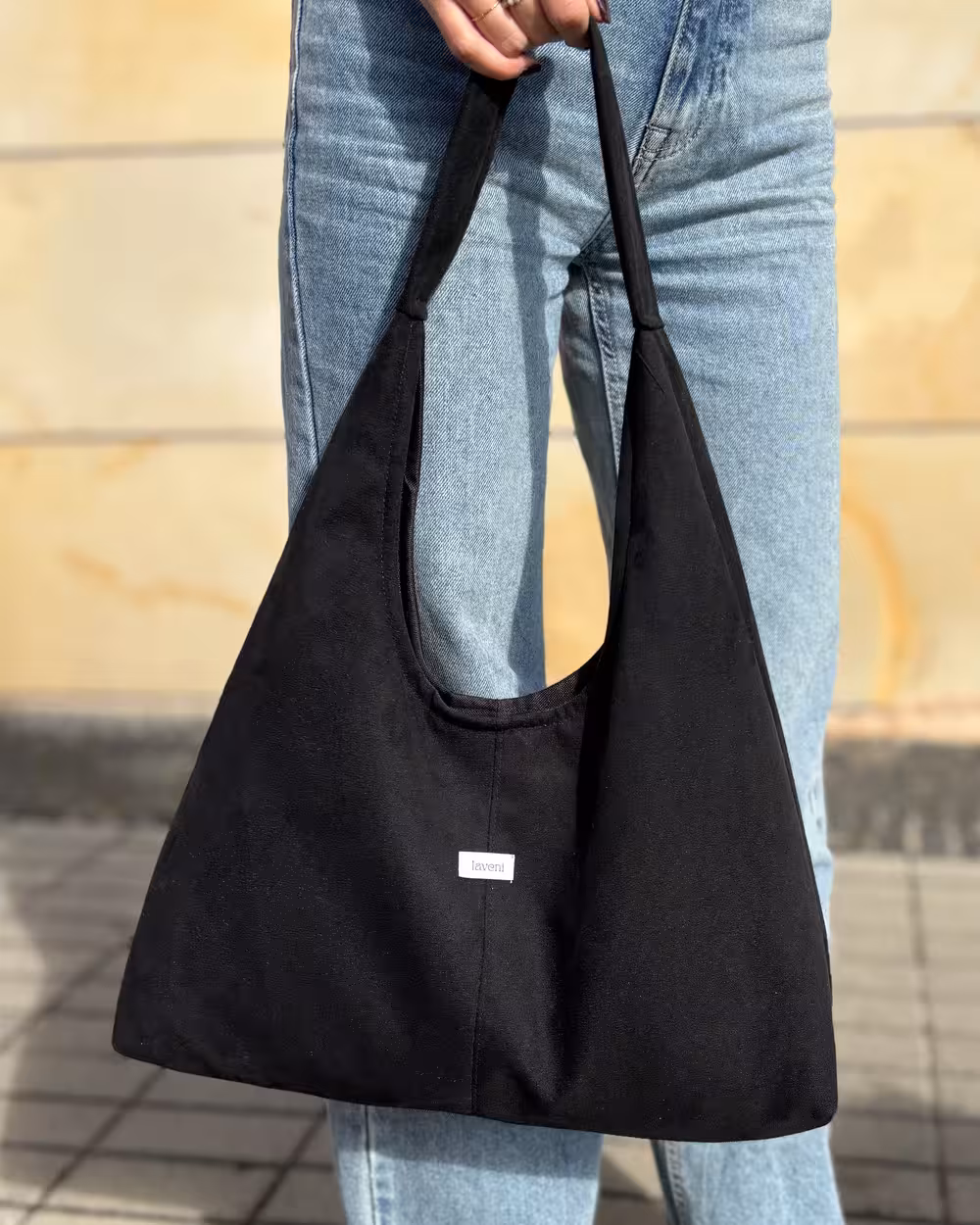 Torebka Hobo Suede Black 3 czarna torebka hobo ekozamsz