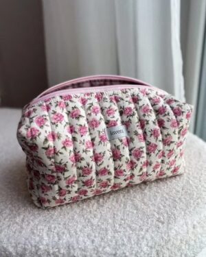 kosmetyczka pikowana handmade