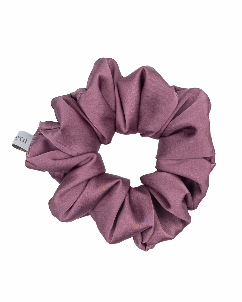 Satynowa Scrunchie do włosów Wild Rose 1 gumka do włosów brudny róż