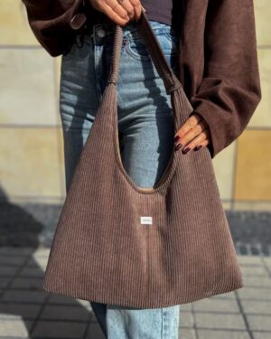 torebka choco sztruksowa