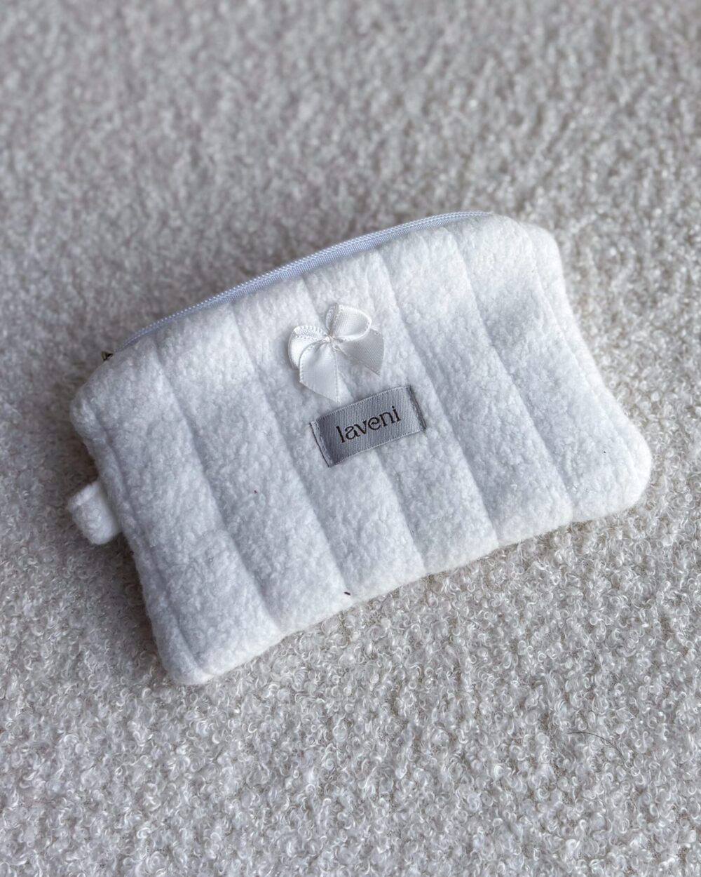 Mini Portfelik Soft Cream 1 Elegancka portmonetka handmade