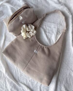 zestaw torebka z kosmetyczką handmade