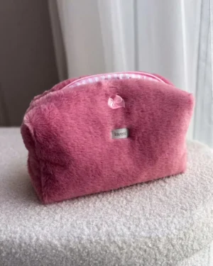 pluszowa kosmetyczka handmade