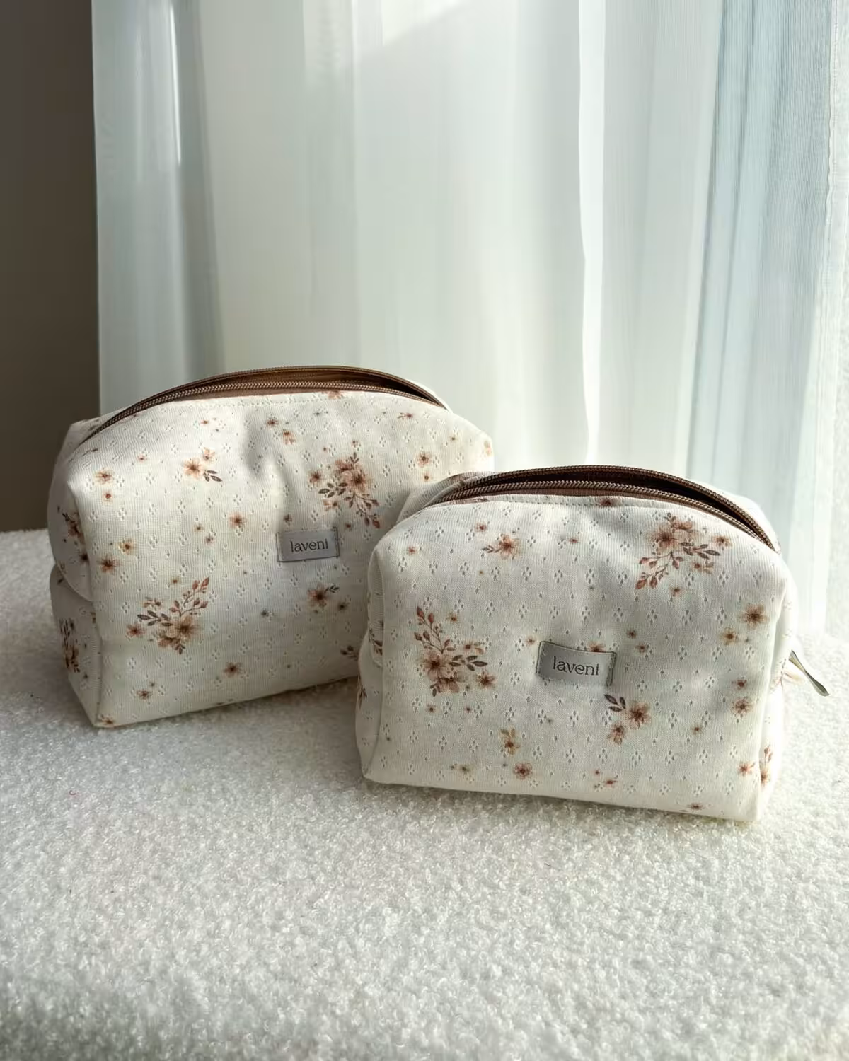 Limitowana Kosmetyczka Pointelle Toffee Meadow 1 kosmetyczka na kosmetyki