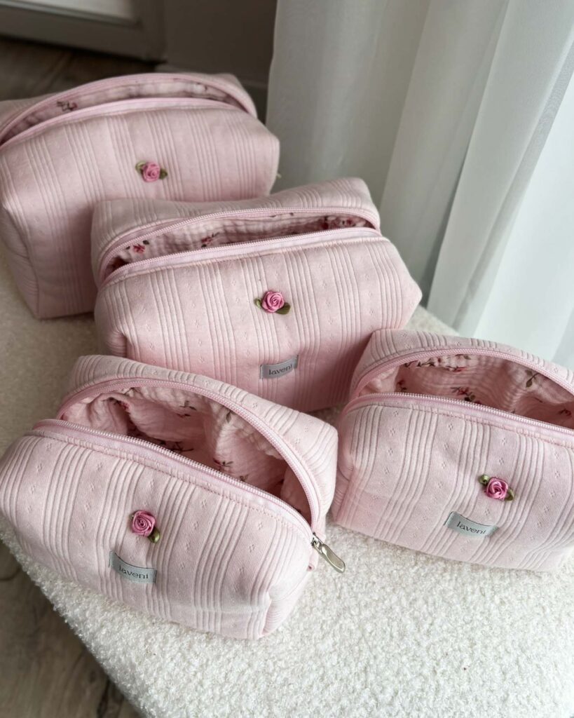 Zestaw prezentowe handmade – odkryj magię upominków handmade od Laveni 5 kosmetyczki handmade laveni