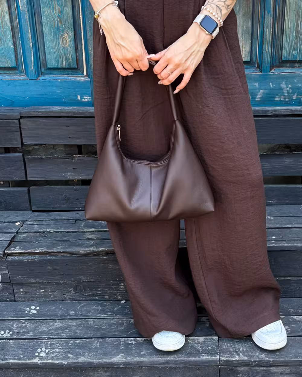 Torebka Slouchy LUNA Chocolate 5 Torebka Slouchy LUNA Chocolate - obrazek 5