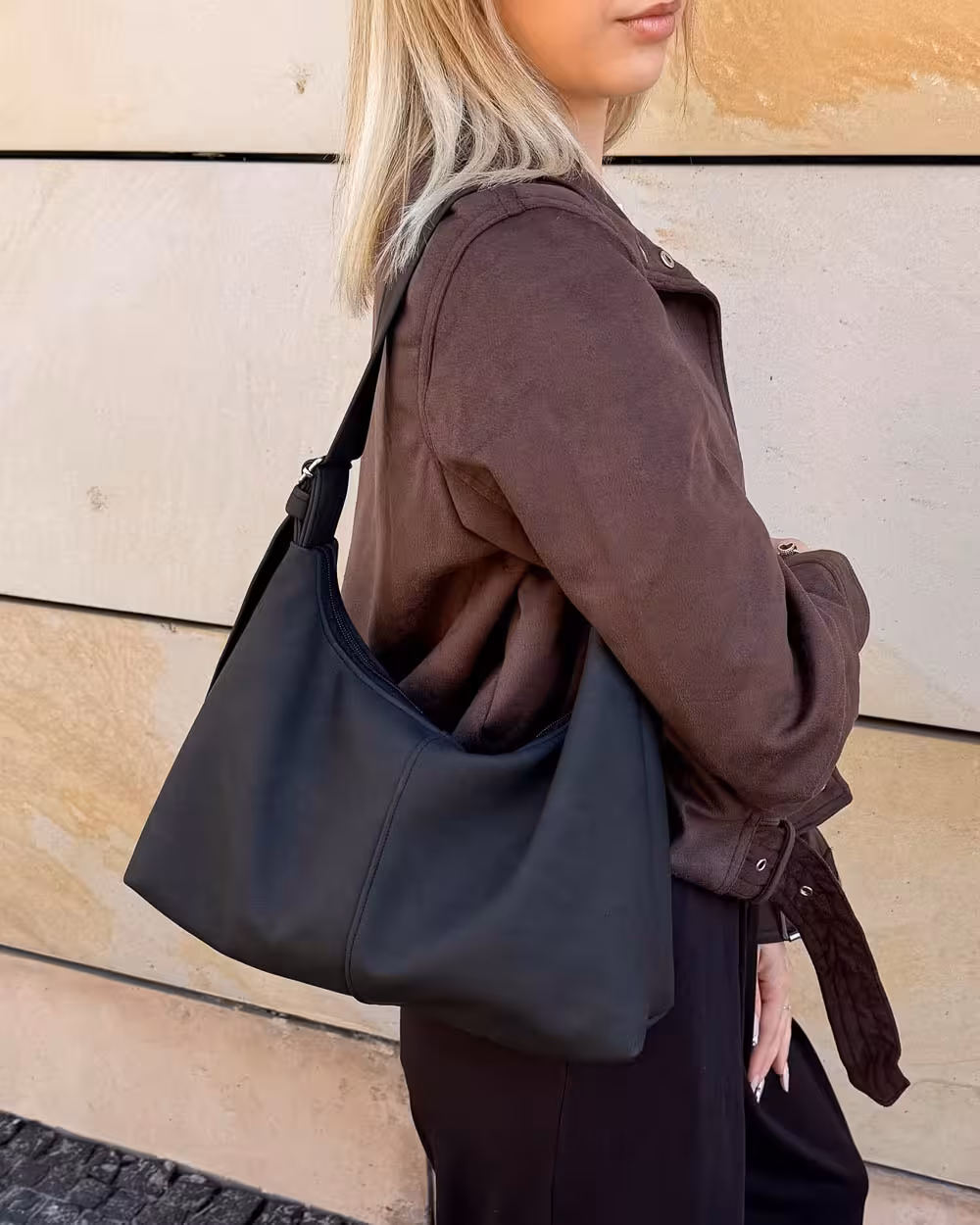 Torebka Slouchy MIA Dark Brown 8 Torebka Slouchy MIA Dark Brown - obrazek 8