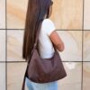Torebka Slouchy MIA Suede Mocha