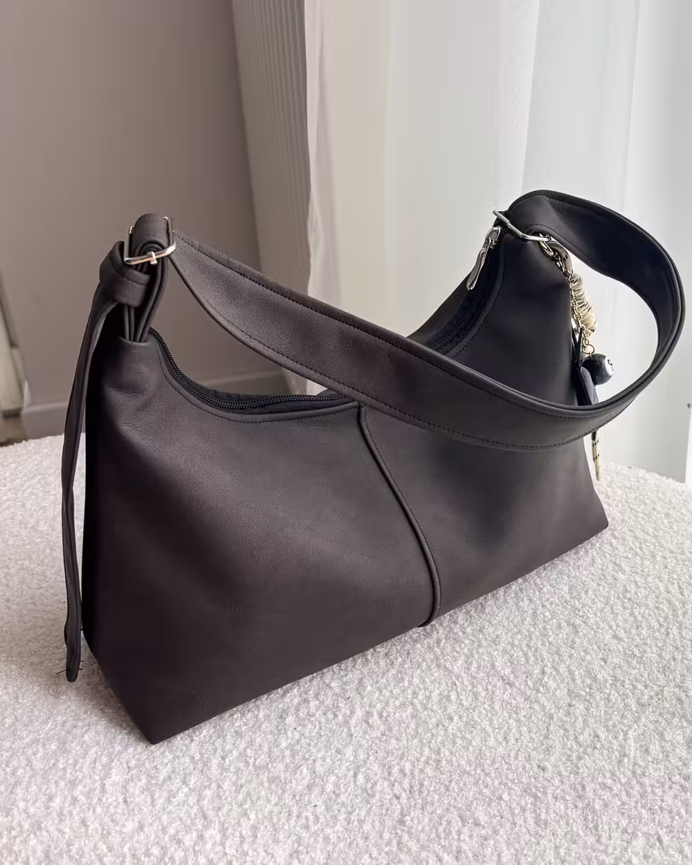 Torebka Slouchy MIA Dark Brown 4 Torebka Slouchy MIA Dark Brown - obrazek 4