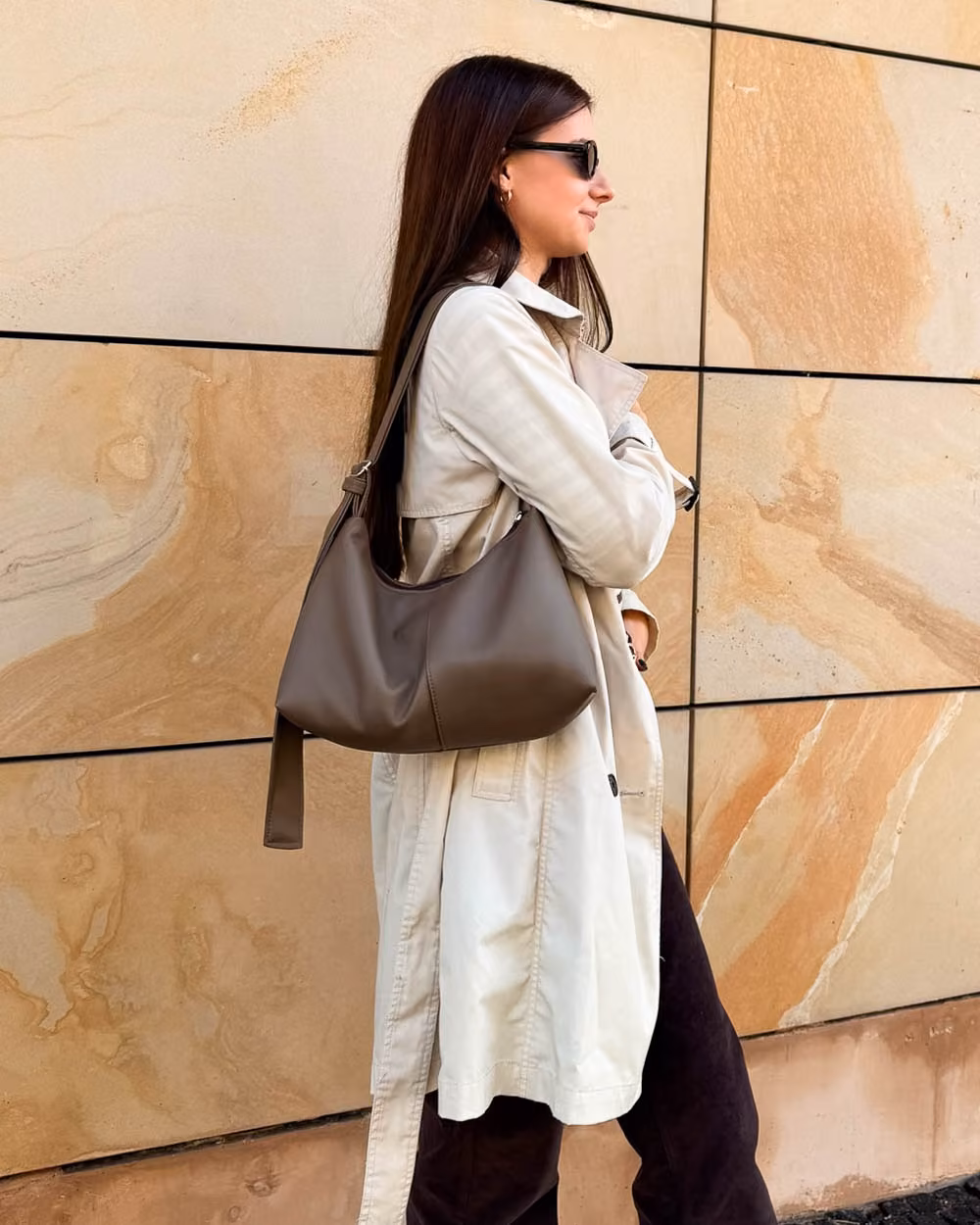 Torebka Slouchy MIA Taupe 7 Torebka Slouchy MIA Taupe - obrazek 7